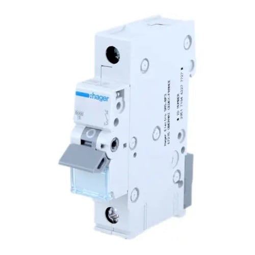 Leitungsschutzschalter MBN106E HAGER B 6A 1P 6kA