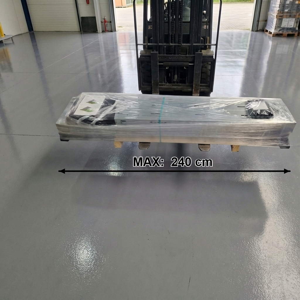 Maximale Länge beträgt 240 cm