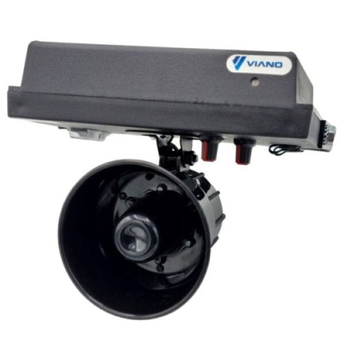 Dissuasore VIANO – vista dal basso con prese di alimentazione