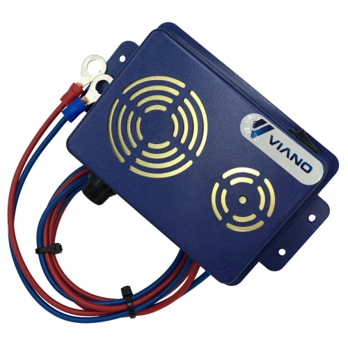 Repelente VIANO DUO-LED – vista lateral com suporte de montagem