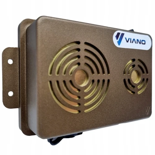 Repelente VIANO - vista com suporte de montagem