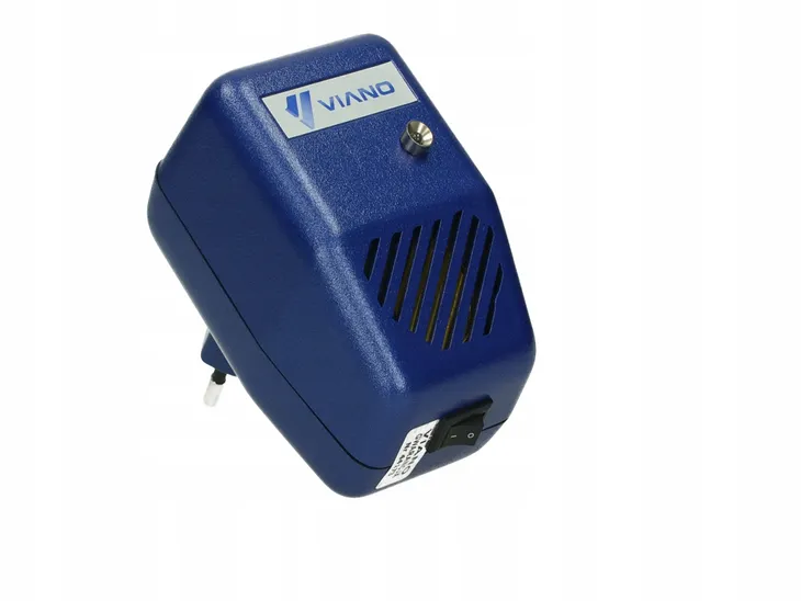 Abwehrgerät VIANO MOCNY LED - Seitenansicht mit LED-Schalter