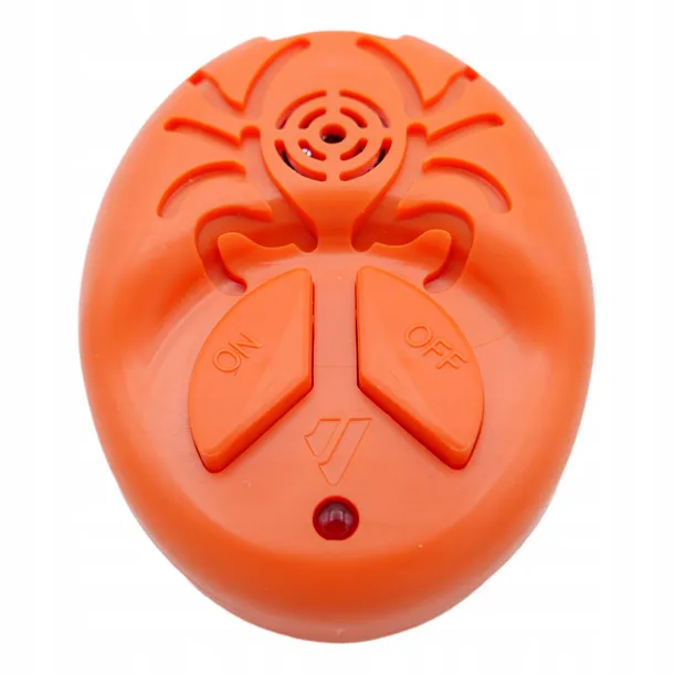 Ansicht des vorderen Bedienfelds mit ON/OFF-Tasten und LED-Anzeige