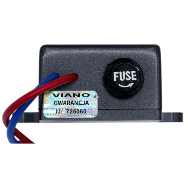 FUSE-Sicherung und VIANO-Garantiesiegel