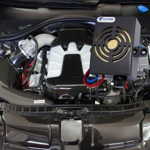 VIANO UNO Marderabwehr im Motorraum eines Fahrzeugs montiert