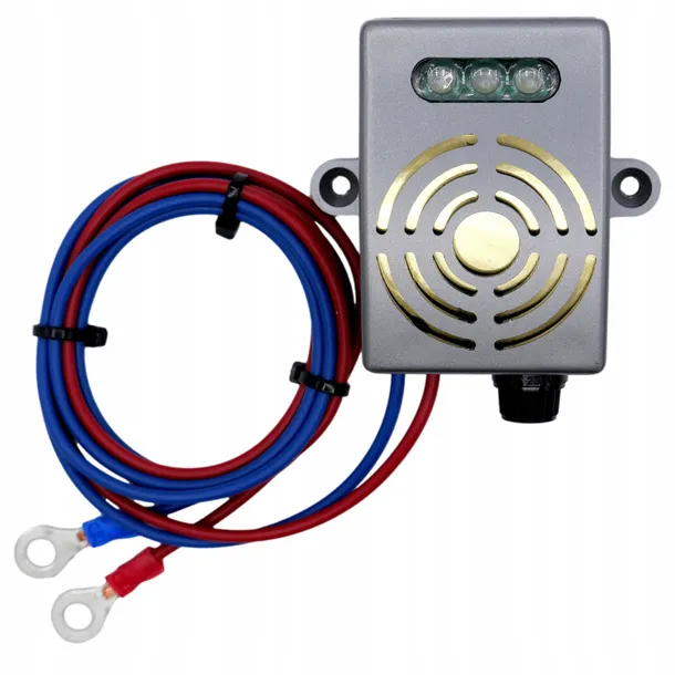 Marderschreck VIANO ICE-LED mit Kabeln und Ringkabelschuhen